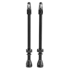 TUBELESS VALVE PRESTA MICHELIN COLORI BLACK 100 mm 4 HOLES FOR DIFFUSION PREVENTIF WITH REMOVAL TOOL VALVE CORE (SOLD AS A PAIR)