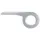 PARE/CARTER CHAINE PISTOLET HEBIE ARGENT PLATEAU 44-48D. (VENDU A L UNITE) - ajouter fixation ref 178275 et en option ref 178274