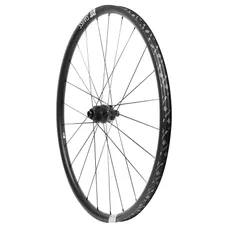GRAVEL WHEEL DISC 700 DT SWISS G1800 SPLINE DOUBLE WALL FRONT HUB DYNAMO CENTERLOCK TUBELESS READY THRU AXLE 12/100 mm BLACK RIM 24C -WEIGHT MAX 130 kg