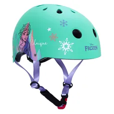 CHILDREN'S BICYCLE HELMET DISNEY V3 FROZEN GREEN D'EAU WITH ADJUSTMENT DIAL ADJUSTMENT SIZE 52-56 (LA REINE OF NEIGES) (CARD-PACKED)