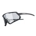 CYCLING GLASSES ADULT GIST MASK MONTURE BLACK VERRES PHOTOCHROMIQUES QUI S'ADAPTENT AUTOMATIQUEMENT TO LA LUMINOSITE PROTECTOR 100% UV - (VERRE CAT 1-3)