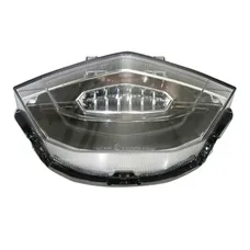 FEU ARRIERE MOTO ADAPTABLE HONDA 1000 CBR RR 2017> TRANSPARENT A LEDS AVEC CLIGNOTANT INTEGRE -HOMOLOGUE- -AVOC