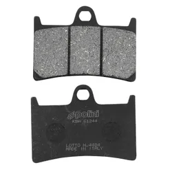 BRAKE PAD SET POLINI FOR YAMAHA 560 TMAX 2020> FRONT, 530 TMAX 2012>2019 FRONT, 500 TMAX 2008>2011 FRONT, 700 MT-07 2014> FRONT (L 100 mm - H 38,6 mm - P 11,7 mm) (174.0058) (ORIGINAL)