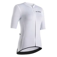 CYCLING JERSEY GIST WOMEN'S/WOMEN'S SLEEVES SHORT SUPREMO ZIP TOTAL WHITE S -5371