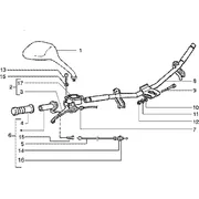Pieces composant le guidon