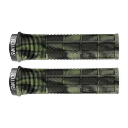 POIGNEE CITY/VTT SWITCH SUPERGRIP LOCK-ON VERT FUME (PAIRE)