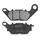 BRAKE PAD SET POLINI FOR YAMAHA 125 N-MAX 2015> REAR, 125 TRICITY 2017> REAR, 300 TRICITY 2020> REAR, 125 YBR 2007>2012 FRONT, 135 CRYPTON 2006>2013 FRONT (174.0152) (ORIGINAL)