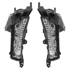 CLIGNOTANT MAXISCOOTER ADAPTABLE YAMAHA 560 TMAX 2020> TRANSPARENT AV DROIT ET GAUCHE A LEDS (HOMOLOGUE CE) -P2R