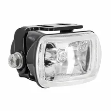 FEU/ECLAIRAGE ADDITIONNEL REPLAY HALOGENE ORIENTABLE LONGUE PORTEE RECTANGLE NOIR H3 12V 55W (HOMOLOGUE CE) (IDEAL PLAQUE NUMERO CROSS)