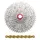 CASSETTE ET CHAINE (PACK) 12V. SUNRACE MZ800 11-51 VTT COMPATIBLE SHIMANO METALLIC ARGENT AVEC CHAINE CN12Z 126 MAILLONS (LIVRE EN BOITE) (11-13-15-17-19-21-24-28-33-39-45-51)