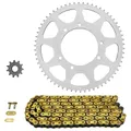 ADAPTABLE CHAIN KIT YAMAHA 50 DT R 2007>2012 420 11X62 (DIAMETER REAR SPROCKET 105/125/8.5) (OEM GEARING) -AFAM