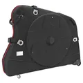 VALISE TRANSPORT VELO THERMOFORMEE RIGIDE POUR VTT/ROUTE NOIR AVEC ROULETTES