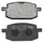 PLAQUETTE DE FREIN NEWFREN POUR PEUGEOT 50 V-CLIC AV / PGO 50 BIG MAX 1994>2002 AV / MBK 100 BOOSTER 1999>2001 AV / YAMAHA 100 BWS 1999>2001 AV / SKYTEAM 50-125 SKYMAX (FD0175BE) (ELITE ORGANIQUE)