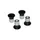 CHAINRING BOLT SET SHIMANO XT M8000 M8X11.4 (SET OF 4) - SCREW WITHOUT CHEMINEE