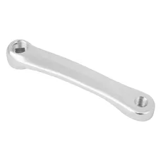 LEFT CRANK ARM 175 NEWTON ALUMINIUM FORGE LARGE SILVER (CARDED)