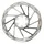 BRAKE DISC ROAD/GRAVEL 6 HOLES SRAM PACELINE RT-PLN-A2 160 mm SILVER/BLACK WITH NUT (BORD ARRONDI) -THICKNESS 1.8 mm