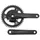 CITY CRANKSET/MTB PROWHEEL MANIVELLES ALUMINIUM BLACK 170 mm 42D. CHAIN 2.38 (3/32") (HOUSING 119 mm)