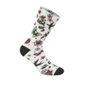 SOCKS/ANKLE SOCKS SUMMER GIST TRENDY TATTOO WHITE 43/47 ECOLOGIQUE - HEIGHT 20 cm (PAIR) -5863