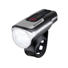 BICYCLE LIGHT USB FRONT SIGMA AURA 80 LUX (AUTONOMIE 4H MODE STANDARD, 6H MODE MEDIUM AND 15H MODE ECO) BLACK - APPROVED - ADAPTE L'LIGHT IN FONCTION OF LA LUMINOSITE