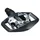 PEDAL MTB AUTOMATIQUE SHIMANO PD-ED500 DOUBLE ENCLENCHEMENT WITH PLATEFORME BLACK WITH CALES (PAIR)