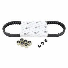 KIT TRANSMISSION (COURROIE, GALETS, GUIDES) ORIGINE PIAGGIO 50 ZIP 4T 2018>2020 -1R000575
