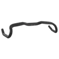 ROAD HANDLEBAR ERGOTEC GRAVEL EXPLORER 2.0 ALUMINIUM BLACK DIAMETER 31.8 mm L 460/552 mm (APPROVED LEVEL 6) - FLAT IN PARTIE SUPERIEURE