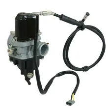 CARBURATEUR DELLORTO PHVA 12 POUR PIAGGIO 50 TYPHOON 1997>, NRG 1997>, NTT 1997> (MONTAGE SOUPLE - AVEC GRAISSAGE - LIVREE AVEC STARTER AUTO) (REF 08330)