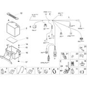 Circuit electrique arrière