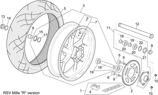 Roue ar.vRSV Mille