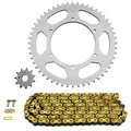 KIT CHAINE ADAPTABLE APRILIA 50 RS 2006>2011 420 11x53 (ALESAGE 108mm) (DEMULTIPLICATION ORIGINE) -AFAM