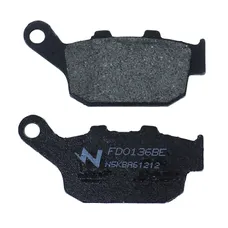 BRAKE PAD SET NEWFREN FOR TRIUMPH 675 STREET TRIPLE 2008>2012 REAR/HONDA 750 XRV AFRICA TWIN 1990>2003 REAR (L 86.5 mm - H 40.5 mm - P 10.6 mm) (FD0136BE) (ELITE ORGANIC)