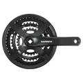 MTB CRANKSET SHIMANO 6/7/8-SPEED TOURNEY BLACK 170 mm 48-38-28 (HOUSING 123 mm)