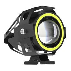 FEU/ECLAIRAGE ADDITIONNEL LED 12V 10W 1000 LM ALU NOIR (AVEC FEU DIURNE) -P2R- **
