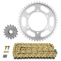 KIT CHAINE ADAPTABLE YAMAHA 600 YZF R6 2006>2022 525 16x45 (DIAM COURONNE 110/130/10.5) (DEMULTIPLICATION ORIGINE) -AFAM
