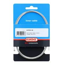 GEAR CABLE ELVEDES TANDEM STAINLESS STEEL D1.1 mm L3,00M (SOLD INDIVIDUALLY CARDED)