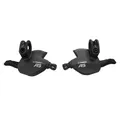 MANETTE VTT LTWOO 3 x 9V. A5 NOIR AVEC INDICATEUR VITESSE COMPATIBLE SHIMANO (PAIRE)