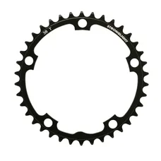 ROAD CHAINRING 5-BOLT DIA. 130 STRONGLIGHT DURAL 38T INNER BLACK TYPE SHIMANO 8/9-SPEED