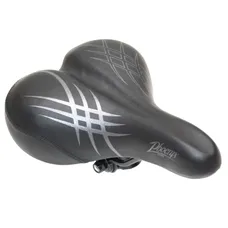 SADDLE NEWTON CITY STRACE PHOENIX MEN'S MODERATE BLACK 259X185MM WITH CHARIOT RAIL STEEL BLACK