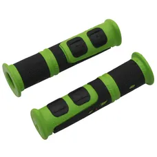 GRIP MTB PROGRIP 964 EVO BLACK/GREEN Ø22 mm L120MM PREDECOUPE FOR 90 mm (PAIR)