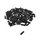 END CAP OF CABLE HOUSING 5 mm PLASTIC BLACK (BOX OF 100)
