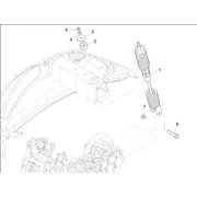 Suspension arrière - Amortisseur/s