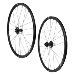 ROUES GRAVEL / ROUTE DISQUE 700 FULCRUM RACING 3 DB NOIR CASSETTE CAMPAGNOLO 12/11/10V CENTERLOCK AXE TRAVERSANT 12-15/100 ET 12/142mm TUBELESS READY (PAIRE)