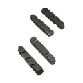 BRAKE SHOE ROAD SWISSSTOP -BLACK PRINCE FLASHPRO- FOR SHIMANO/SRAM RIM CARBON GOMME BLACK -BRAKING PROGRESSIF AND MONTE MOINS IN TEMPERATURE IN UTILISATION INTENSIVE (2 PAIRS)