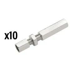 VIS CREUSE TENDEUR DE CABLE VELO M6 (VENDU PAR 10) -ELVEDES