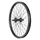 WHEEL BMX 20" FRONT BLACK HUB ALUMINIUM BLACK 48T. AXLE PLEIN 14 mm WITH ECROUS