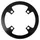 PROTEGE CHAINE VAE/E-BIKE MONO D.104 NOIR ALU 7075 STRONGLIGHT 4 BRANCHES POUR 38DTS