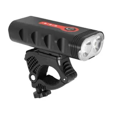 BICYCLE LIGHT USB FRONT LG/PL1000 ON HANDLEBAR P2R 1000 LUMENS 4 MODES (AUTONOMIE 3H-6H) BLACK