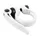 SEATPOST CLAMP RAPIDE NEWTON ALUMINIUM WHITE DIAMETER. 34,9 mm (CARDED)