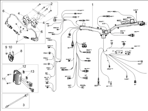 Circuit electrique AV