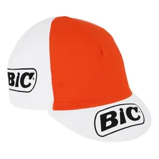 VINTAGE CYCLING CAP BIC WHITE/ORANGE